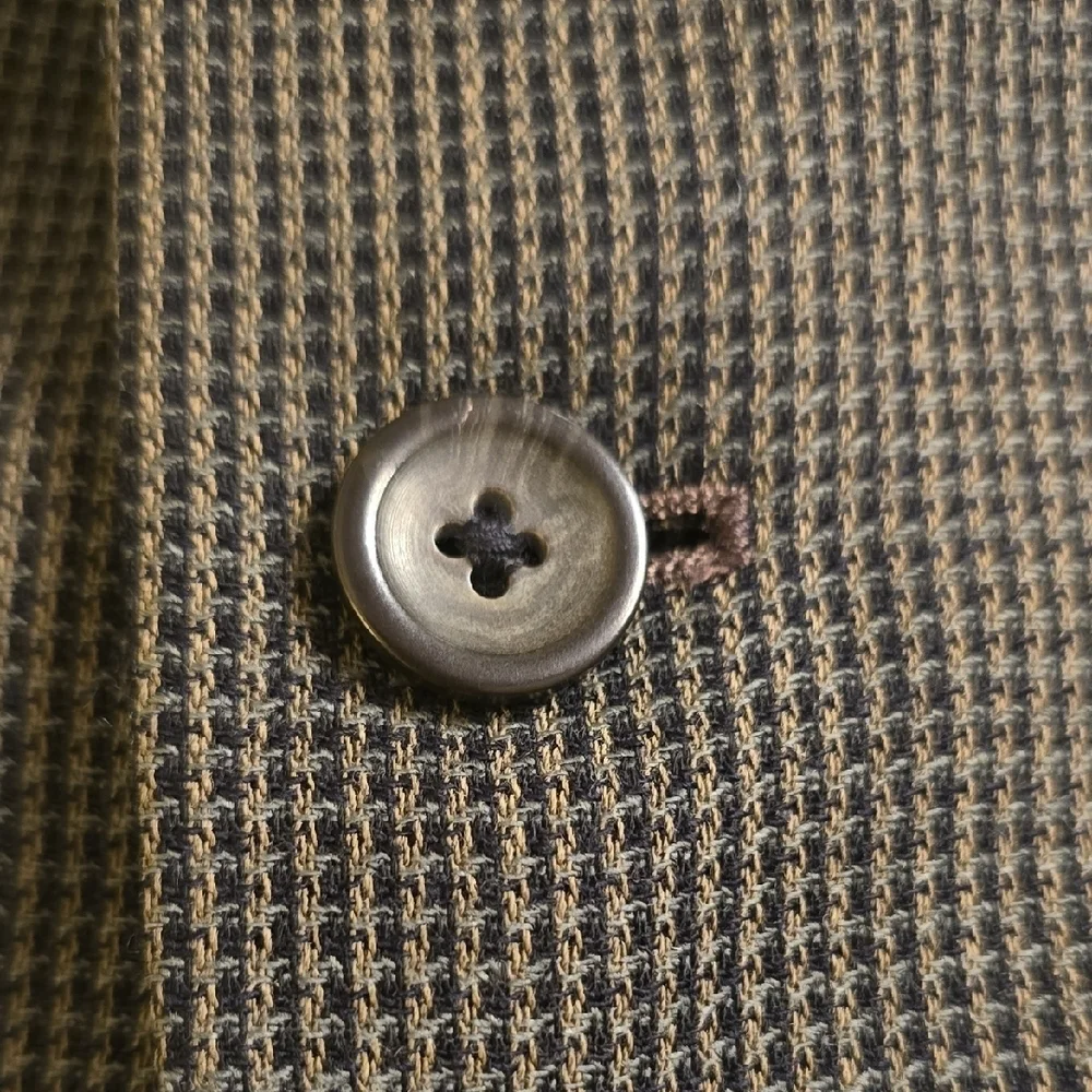 Oscar de la Renta Wool  Gray and Black Textured Blazer